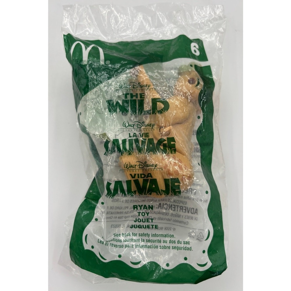 2006 The Wild McDonald's Happy Meal #6 RYAN Sealed